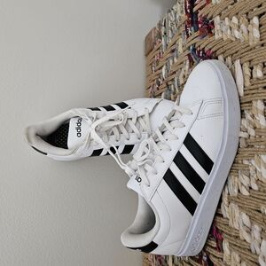 Adidas White and Black Sneakers